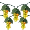 Northlight Green Grape Mini Light Set, 5-Count -Outdoor Decor Sales 810576177