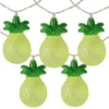 Northlight Green Pineapple LED Wide Angle Light Set, 10-Lights -Outdoor Decor Sales 810576178