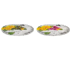 "Love Today" Floral & Butterfly Stepping Garden Stones, 2-Pack -Outdoor Decor Sales 810576187 3