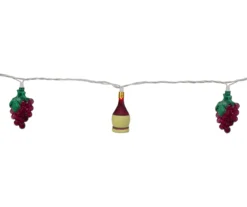 Northlight Grape & Wine Bottle Mini Light Set, 10-Lights -Outdoor Decor Sales 810576210 2