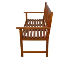 Northlight Light Brown Acacia Wood Patio Bench 10 Northlight Light Brown Acacia Wood Patio Bench -Outdoor Decor Sales 810576214 3