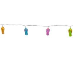 Northlight Multi-Color Flip Flop Mini Light Set, 10-Lights -Outdoor Decor Sales 810576252 2