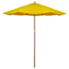 Northlight 9' Yellow Market Wood Patio Umbrella -Outdoor Decor Sales 810576292