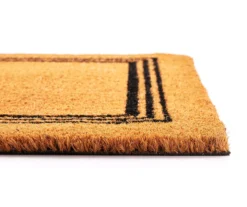 Brown & Black Monogram Coir Doormat -Outdoor Decor Sales 810581445 810581444 810581449 810581446 810581447 810581448 A8 3