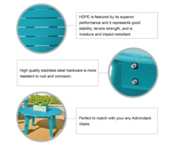 Glitzhome 5-Piece Adirondack Outdoor Folding Chair & Coffee Table Set 32 Glitzhome 5-Piece Adirondack Outdoor Folding Chair & Coffee Table Set -Outdoor Decor Sales 810582015 6