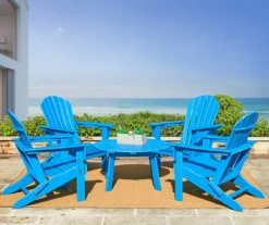 Glitzhome 5-Piece Adirondack Outdoor Folding Chair & Coffee Table Set 34 Glitzhome 5-Piece Adirondack Outdoor Folding Chair & Coffee Table Set -Outdoor Decor Sales 810582018 2