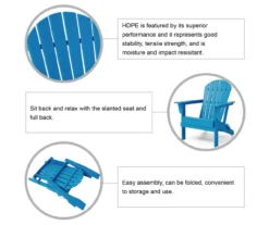 Glitzhome 5-Piece Adirondack Outdoor Folding Chair & Coffee Table Set 37 Glitzhome 5-Piece Adirondack Outdoor Folding Chair & Coffee Table Set -Outdoor Decor Sales 810582018 5