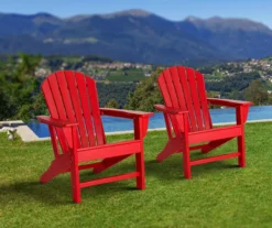 Glitzhome Adirondack Outdoor Chairs, 2-Pack -Outdoor Decor Sales 810582301 2