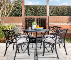 Glitzhome 5-Piece Cast Aluminum Cushioned Patio Dining Set -Outdoor Decor Sales 810582320 3