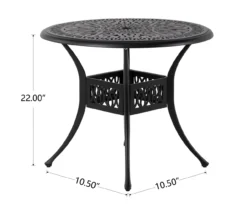 Glitzhome 5-Piece Cast Aluminum Cushioned Patio Dining Set -Outdoor Decor Sales 810582320 5