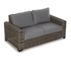 Broyhill Pembroke All-Weather Wicker Cushioned Patio Loveseat 27 Broyhill Pembroke All-Weather Wicker Cushioned Patio Loveseat -Outdoor Decor Sales 810588207 0485 A0 1