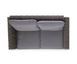 Broyhill Pembroke All-Weather Wicker Cushioned Patio Loveseat 32 Broyhill Pembroke All-Weather Wicker Cushioned Patio Loveseat -Outdoor Decor Sales 810588207 0486 A8 6