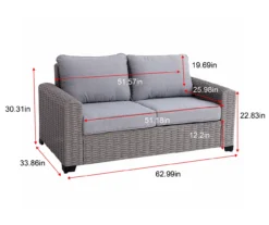 Broyhill Pembroke All-Weather Wicker Cushioned Patio Loveseat 26 Broyhill Pembroke All-Weather Wicker Cushioned Patio Loveseat -Outdoor Decor Sales 810588208 X0 2