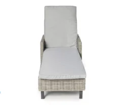 Broyhill Pembroke All-Weather Wicker Cushionsed Patio Chaise Lounge