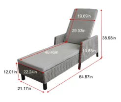 Broyhill Pembroke All-Weather Wicker Cushionsed Patio Chaise Lounge 17 Broyhill Pembroke All-Weather Wicker Cushionsed Patio Chaise Lounge -Outdoor Decor Sales 810588250 X0 2