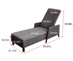 Broyhill Pembroke All-Weather Wicker Cushionsed Patio Chaise Lounge 21 Broyhill Pembroke All-Weather Wicker Cushionsed Patio Chaise Lounge -Outdoor Decor Sales 810588251 X0 2