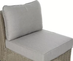 Pembroke All-Weather Wicker Cushioned Patio Armless Sofa Chair -Outdoor Decor Sales 810588254 0429 A8 4