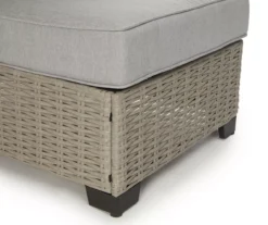 Pembroke All-Weather Wicker Cushioned Patio Armless Sofa Chair -Outdoor Decor Sales 810588254 0429 A8 5