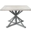 Pembroke Herringbone Top Steel Patio Dining Table -Outdoor Decor Sales 810588662 A0