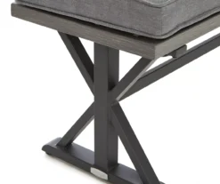 Pembroke Steel Cushioned Patio Dining Bench -Outdoor Decor Sales 810588673 LawnNGarden Ecomm 090722 Roy A8 2