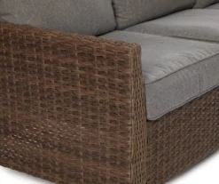 Broyhill Yorktown All-Weather Wicker Cushioned Patio Sofa -Outdoor Decor Sales 810589124 A8 6