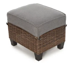 Broyhill Yorktown All-Weather Wicker Cushioned Patio Ottoman -Outdoor Decor Sales 810589130 0557 A0 1
