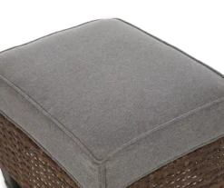 Broyhill Yorktown All-Weather Wicker Cushioned Patio Ottoman -Outdoor Decor Sales 810589130 0558 A8 3