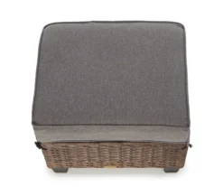 Broyhill Yorktown All-Weather Wicker Cushioned Patio Ottoman -Outdoor Decor Sales 810589130 0558 A8 4