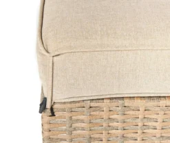 Broyhill Yorktown All-Weather Wicker Cushioned Patio Ottoman -Outdoor Decor Sales 810589131 2 A8