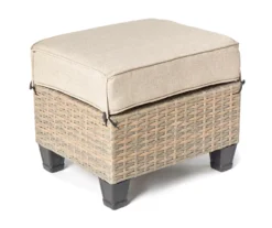 Broyhill Yorktown All-Weather Wicker Cushioned Patio Ottoman -Outdoor Decor Sales 810589131 A0