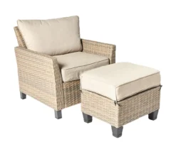 Broyhill Yorktown All-Weather Wicker Cushioned Patio Ottoman -Outdoor Decor Sales 810589131 810589129 1 A0