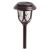 Brown Windowpane 8-Piece LED Solar Pathway Light Set -Outdoor Decor Sales 810594026 A0