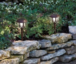Brown Windowpane 8-Piece LED Solar Pathway Light Set -Outdoor Decor Sales 810594026 A8 2