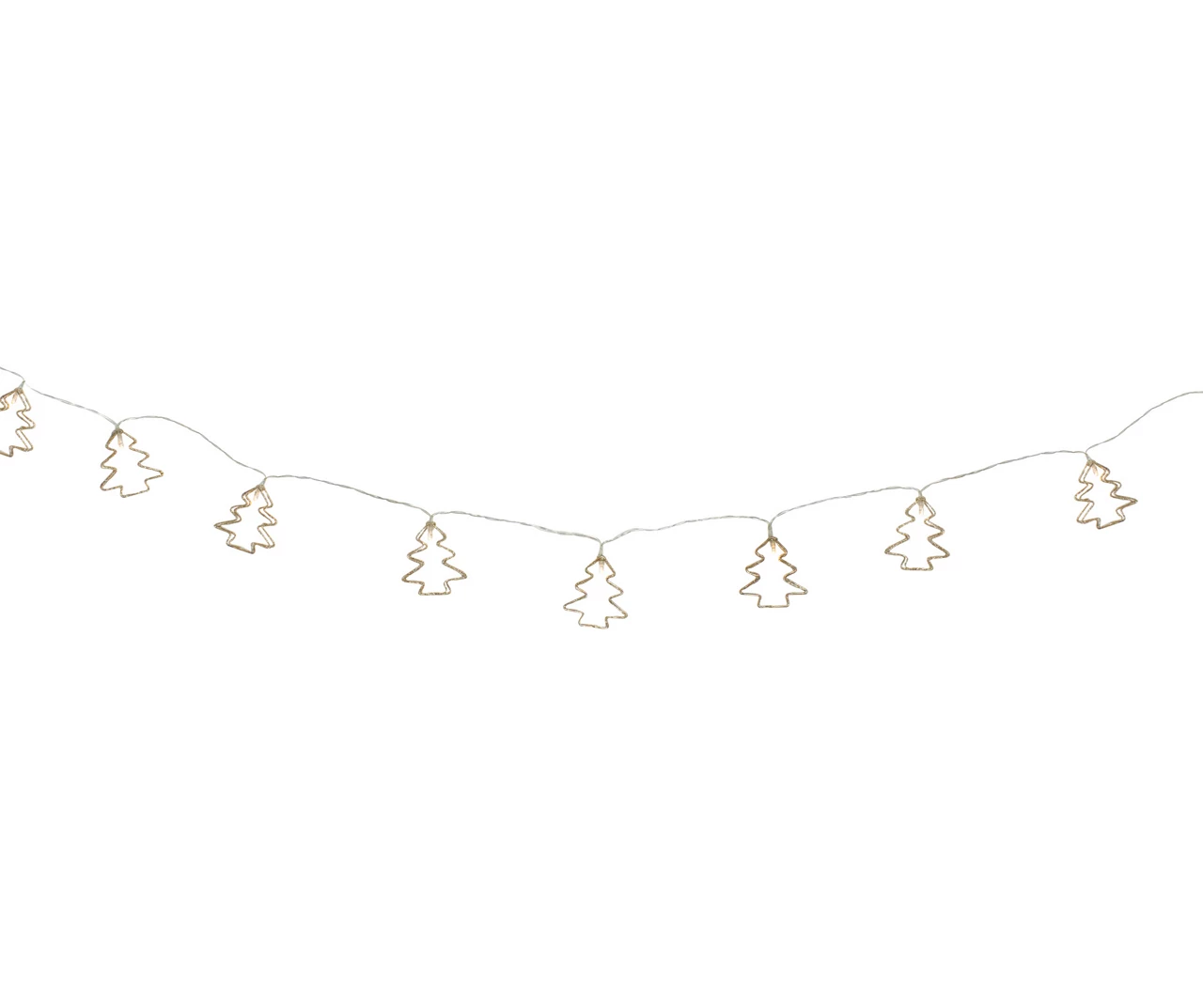 Northlight 4' Gold Wire Mini Tree LED Garland 3 Northlight 4' Gold Wire Mini Tree LED Garland