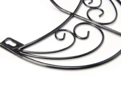 Black Scrollwork Metal Hose Hanger 5 Black Scrollwork Metal Hose Hanger -Outdoor Decor Sales 810594876 A8 2