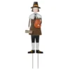 36" Pilgrim Man Metal Yard Stake