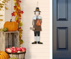 36" Pilgrim Man Metal Yard Stake 11 36" Pilgrim Man Metal Yard Stake -Outdoor Decor Sales 810596300 4