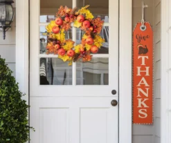 24" Apple, Berry & Leaf Wreath -Outdoor Decor Sales 810596395 3