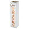 "Welcome" & "Give Thanks" Double Sided Box Sign -Outdoor Decor Sales 810596418 1