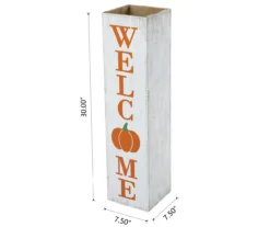 "Welcome" & "Give Thanks" Double Sided Box Sign 13 "Welcome" & "Give Thanks" Double Sided Box Sign -Outdoor Decor Sales 810596418 6