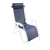 Navy Blue Zero Gravity Outdoor Lounge Chair Recliner
