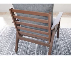 Emmeline Wood Look Cushioned Patio Lounge Chairs, 2-Pack -Outdoor Decor Sales 810599348 2