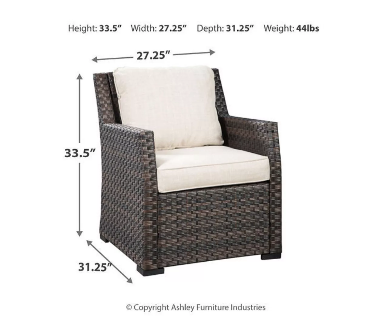 Easy Isle All-Weather Wicker Cushioned Patio Lounge Chair 7 Easy Isle All-Weather Wicker Cushioned Patio Lounge Chair - Image 5