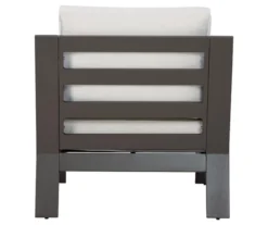 Tropicava Wood Look & Metal Cushioned Patio Lounge Chair -Outdoor Decor Sales 810599414 1