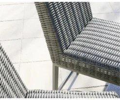 45.1" Palazzo All-Weather Wicker Patio Bar Stools, 2-Pack 17 45.1" Palazzo All-Weather Wicker Patio Bar Stools, 2-Pack -Outdoor Decor Sales 810599418 3