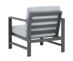 Fynnegan Gray Wood Cushioned Patio Lounge Chairs, 2-Pack -Outdoor Decor Sales 810599421 2