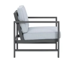 Fynnegan Gray Wood Cushioned Patio Lounge Chairs, 2-Pack -Outdoor Decor Sales 810599421 5