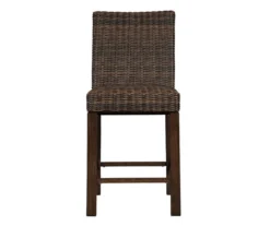44.6" Paradise Trail All-Weather Wicker Patio Bar Stools, 2-Pack -Outdoor Decor Sales 810599432 3