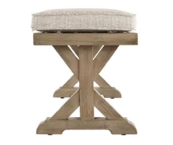 Beachcroft Wood Look Cushioned Patio Dining Bench -Outdoor Decor Sales 810599435 5