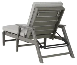 Visola Wood Look Cushioned Patio Chaise Lounge -Outdoor Decor Sales 810599443 4